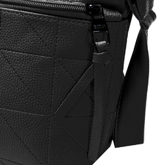 BANDOLERA JOAN 2 CIERRES *NEGRO*//PU GRANEADO//COD:39257 - tienda online