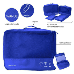 SET ORGANIZADOR ( BLUE )//TRAVEL BAGS//COD:1373