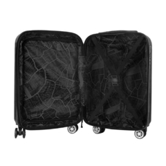 Imagen de VALIJA 20¨//CON ORGANIZADOR DESPEGABLE//NEGRO// COD: 39381
