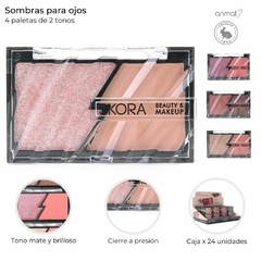 SOMBRA PARA OJOS DUO//MATE/BRILLOSO//SKR//COD:39553