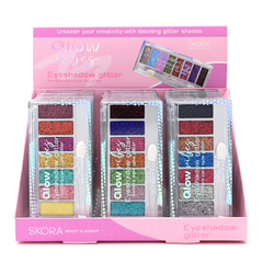 CAJA X 24u.// SOMBRAS PARA OJOS CON GLITTER//SKR//COD:39554 en internet