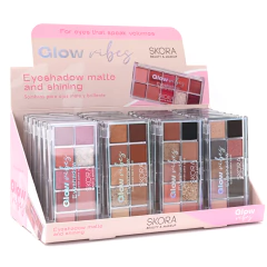 CAJA x 24u.//SOMBRAS PARA OJOS// MATE Y BRILLANTE //SKR//COD:39555