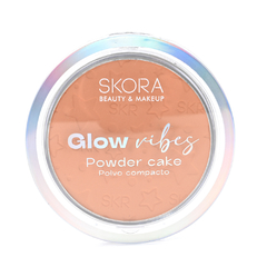 POLVO COMPACTO//GLOW VIBEZ//CON ESPEJO Y ESPONJA//COD:39559 - comprar online