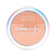 POLVO COMPACTO//GLOW VIBEZ//CON ESPEJO Y ESPONJA//COD:39559 en internet