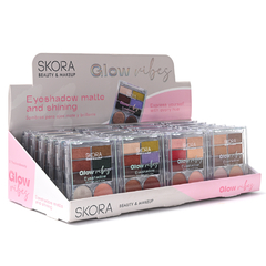 CAJA X 24u.//SOMBRA PARA OJOS MATE Y BRILLANTE//SKR//COD:39560