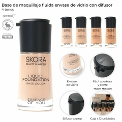 CAJA x 24u. //BASE DE MAQUILLAJE//LIQUIDA CON DIFUSOR//SKR//COD:39567 - comprar online
