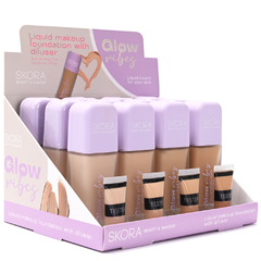 CAJA x 12u.//BASE DE MAQUILLAJE LIQUIDA CON DIFUSOR//SKR//COD:39569