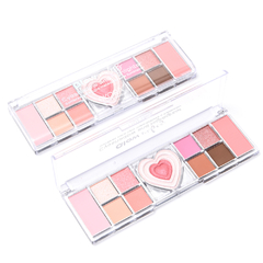 SOMBRAS PARA OJOS//MATE/BRILLANTE// CON ILUMINADOR Y POLVO COMPACTO//SKR//COD:39577 en internet