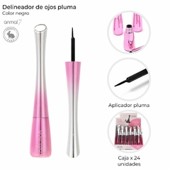 DELINEADOR DE OJOS//APLICADOR PLUMA//NEGRO//SKR//COD:39578