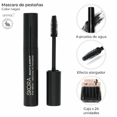 CAJA x24u.//MASCARA DE PESTAÑAS A PRUEBA DE AGUA//NEGRO//SKR//COD:39582 - comprar online