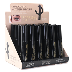 CAJA x24u.//MASCARA DE PESTAÑAS A PRUEBA DE AGUA//NEGRO//SKR//COD:39582