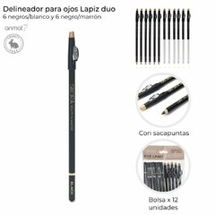Delineador para Ojos Lápiz Duo//SKR//COD:39584