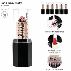 CAJA x 24u: //LAPIAZ LABIAL MATE//SKR//COD:39593 - comprar online