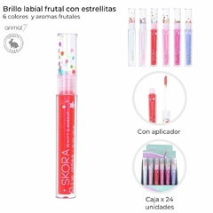 BRILLO LABIAL FRUTAL CON ESTRELLITAS//SKR//COD:39597