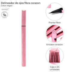 CAJA x24u.//DELINEADOR DE OJOS FIBRA//NEGRO//SKR//COD:39607 - comprar online