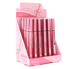 CAJA x24u.//DELINEADOR DE OJOS FIBRA//NEGRO//SKR//COD:39607