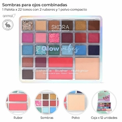 CAJA X 12u.//SOMBRA PARA OJOS COMBINADO//SKR//GLOW VIBEZ//COD:39612 - comprar online