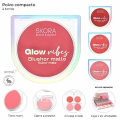 POLVO MATE // RUBOR MATE// GLOW VIBEZ//COD:39616