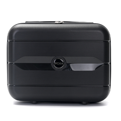 Imagen de VALIJA 20¨//BEAUTY CASE 14¨// PP RESISTENTE// NEGRO MATE//COD: 39758