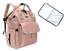 mochila maternal con cambiador ( rosa viejo )