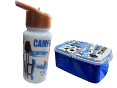 SET VIANDA CHAMPION//TUPPER + BOTELLA//COD:BLANCO en internet