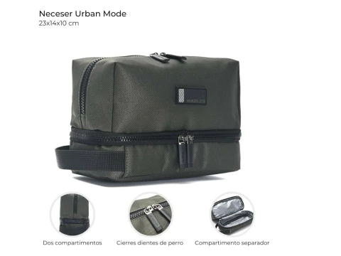 NECESER URBAN MODE//COMPARTIMENTO SEPARADOR *VERDE MILITAR*//39472
