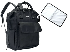 mochila maternal con cambiador ( negro)