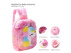 MOCHILA JARDIN FUR BABY UNICORNIO *ROSA*//COD:39214