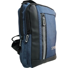 MORRAL SPORT//CON USB//*AZUL MARINO*//COD:8700 - tienda online