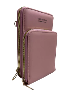 PORTA CELULAR//FOREVER YOUNG // ROSA VIEJO//COD:9434