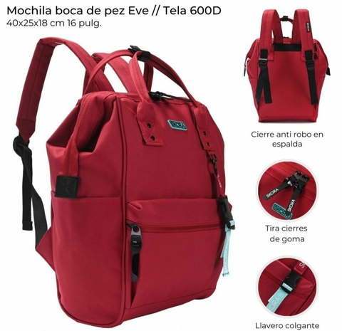 Mochila Boca De Pez MD6