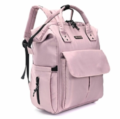 mochila maternal con cambiador ( rosa viejo )