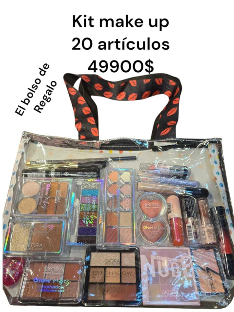 KIT MAQUILLAJE SURTIDO x 20u.+ BOLSO DE REGALO // MUNDO WILLYS