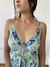 VESTIDO INDIANO - VERDE COM AZUL - loja online