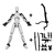 Muñeco Articulado Dummy 20 cm + Kit de Armas - tienda online