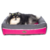 Cama Pickorruchos Dupla Face Básica Rosa/Cinza para Cães - comprar online