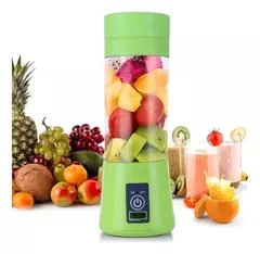 Mini Licuadora Recargable Usb Portatil Vaso 380 Ml
