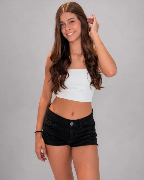 Short Jeans Preto