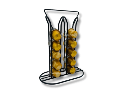 PORTA CÁPSULAS CAFÉ NESPRESSO X20 NEGRO - comprar online