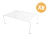 ESTANTE PARA ALACENA REFORZADO 45 CM BLANCO X 8 U.