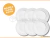 SET PLATOS CERÁMICA ROMA BLANCO: 6 PLAYOS, 6 HONDOS, 6 POSTRE en internet