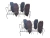 BOTINERO 6 PARES NEGRO x 2U.