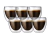 VASO DOBLE VIDRIO 250 ML X 6U. - comprar online