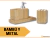 Imagen de SET BAÑO BAMBÚ MOGAMI