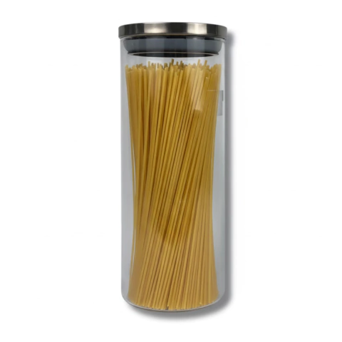 FRASCO VIDRIO TAPA ACERO 1600 ML - comprar online