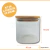 FRASCO VIDRIO TAPA BAMBÚ 800 ML X 6U. en internet