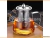 Imagen de TETERA 450 ML Y 2 VASOS DOBLE VIDRIO 250 ML