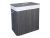 CESTO DOBLE PLEGABLE RECTANGULAR BAMBÚ GRIS - comprar online