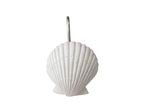 SET GANCHOS CORTINA BAÑO "OSTRA" - comprar online