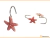 SET GANCHOS CORTINA BAÑO "ESTRELLA" - comprar online